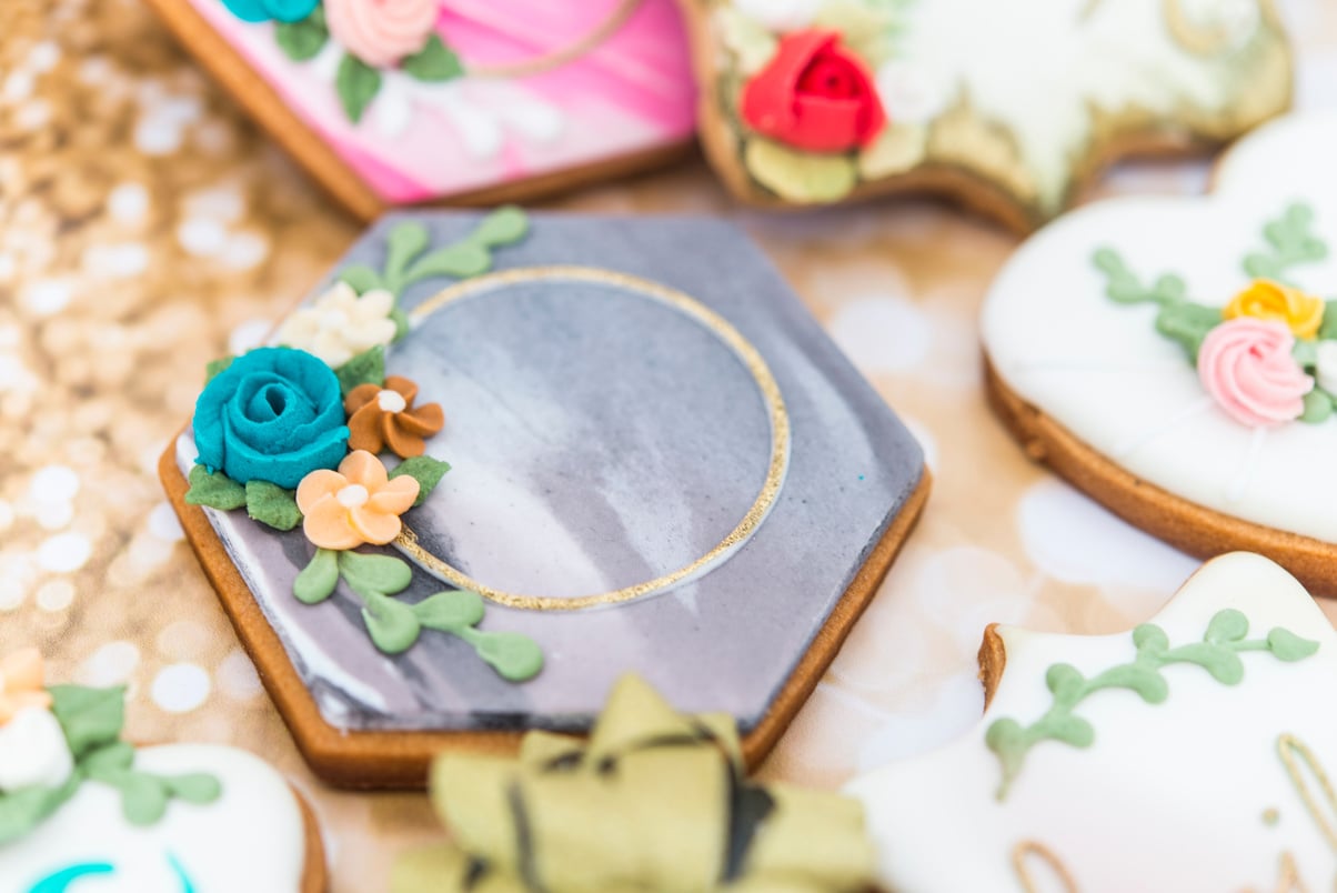 Decorated Cookies Made of Fondant